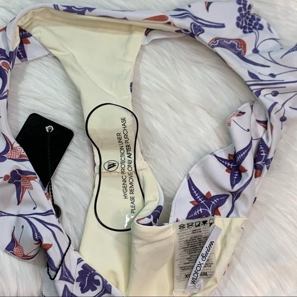 NWT Wildfox American Paisley Ruffle Bikini Bottom - Picture 10 of 12